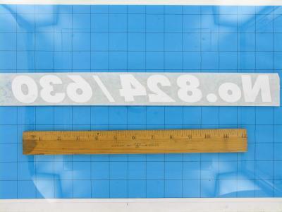 824 / 630 label