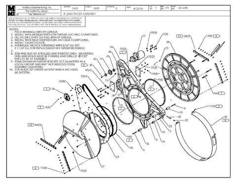 36 facer assy