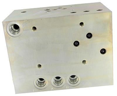 Carriage manifold w/ plugs