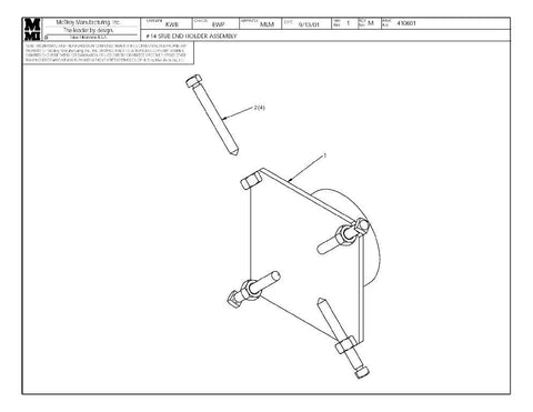14 stub end holder assy