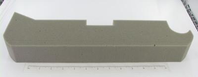 Radiator to hood baffle foam