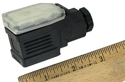 Din 43650 conn w/ clear cover