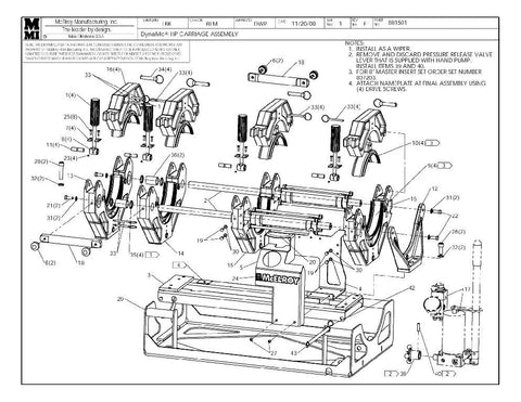 Dynamc 28 hp 4j carriage assy