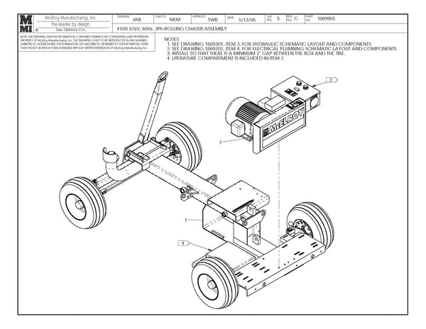 18 575,60,3 RLG CHASSIS ASSY