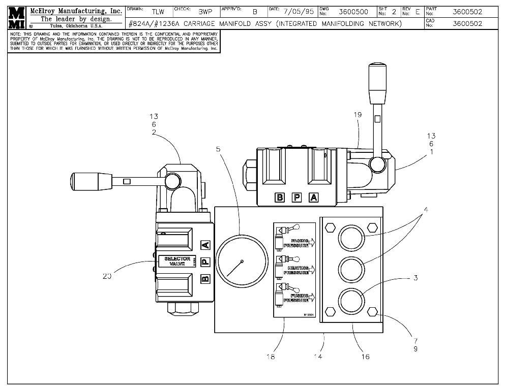 Crg mfld assy(intgrt network)