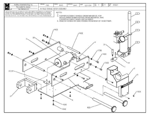 In field tensile tester assy