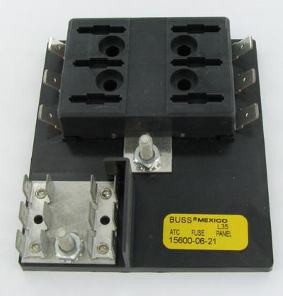 6 POSITION FUSE PANEL W/GROUND