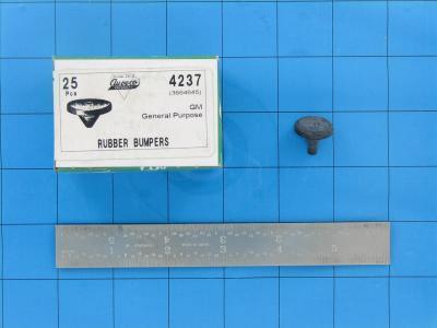 1/2 x 3/4 rubber bumper