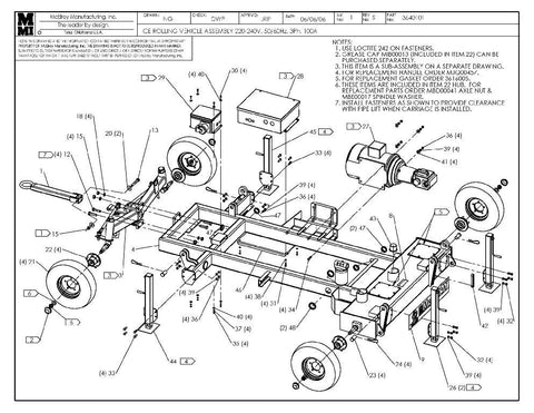 CE 220-240V RLG VEHICLE ASSY