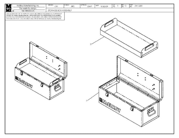 Storage box assembly