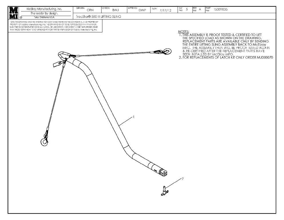 T500 iii lifting sling