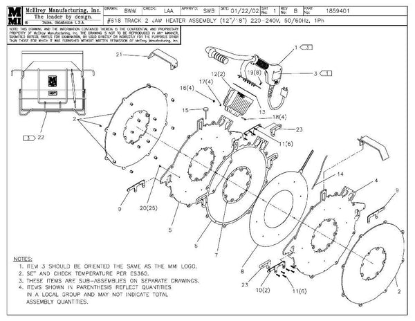 18trk2jaw 12-18" 220,50/60 htr