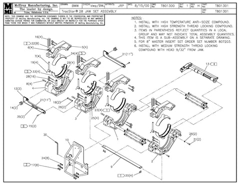 T28 JAW SET ASSY