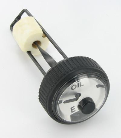 Black filler cap w/ gauge