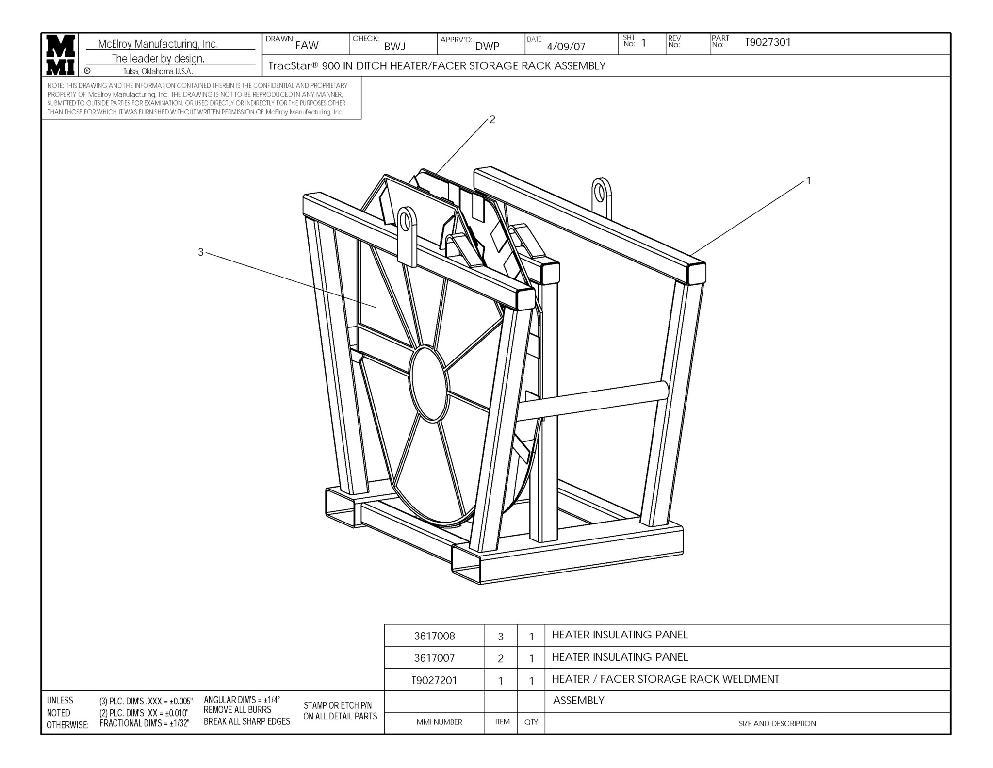 T900 IN-DITCH HTR/FCR STOR RCK
