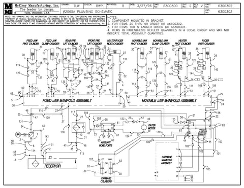 65 PLUMBING SCHEMATIC