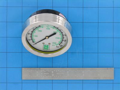 3000psi/bar press gauge
