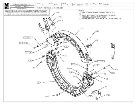 36 INNER FIXED JAW ASSY