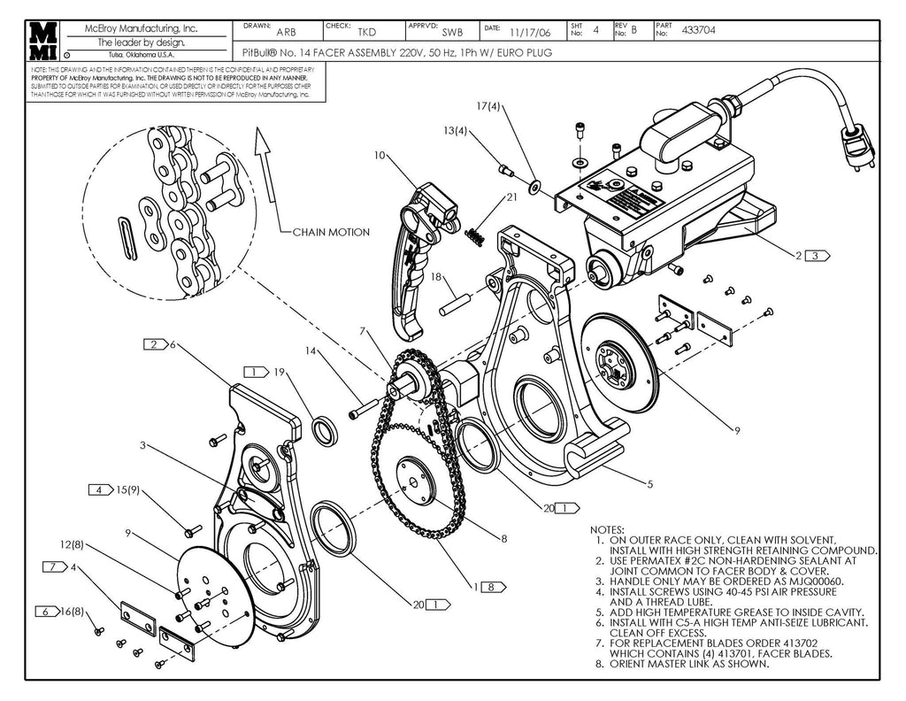 PB 14 220,50,1 FCR ASSY W/EURO