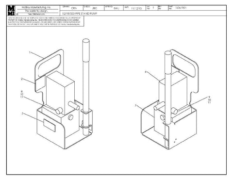 12/18/500 pipe stand pump