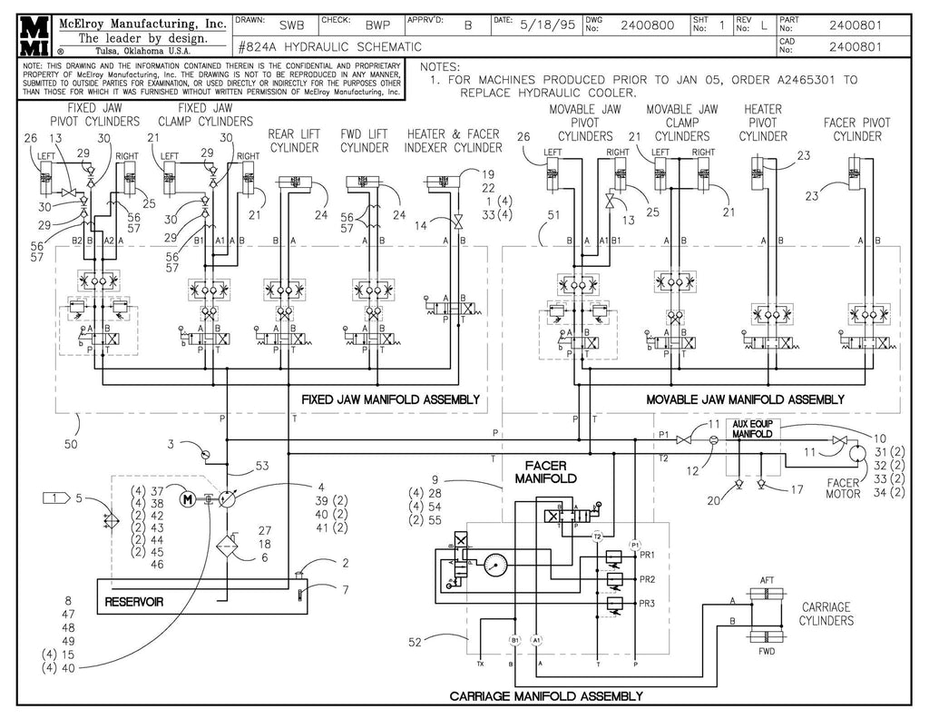 24 HYDRAULIC SCHEMATIC