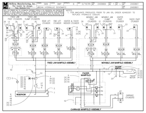 24 HYDRAULIC SCHEMATIC