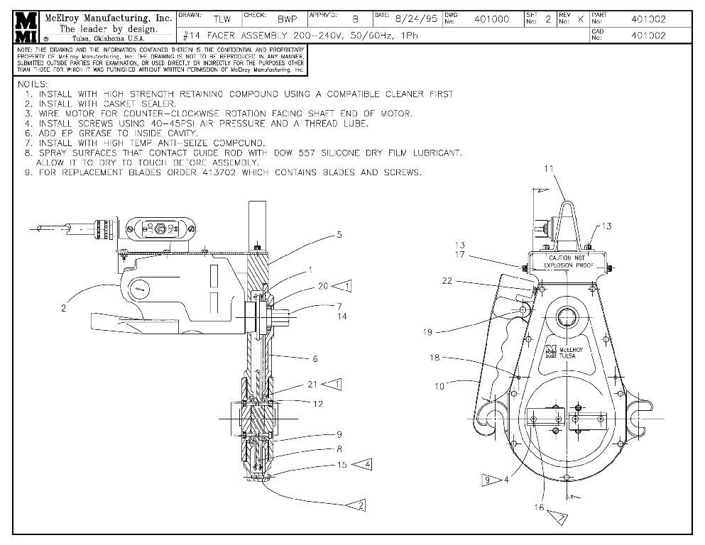 14 200-240,50/60,1 FCR ASSY;SP