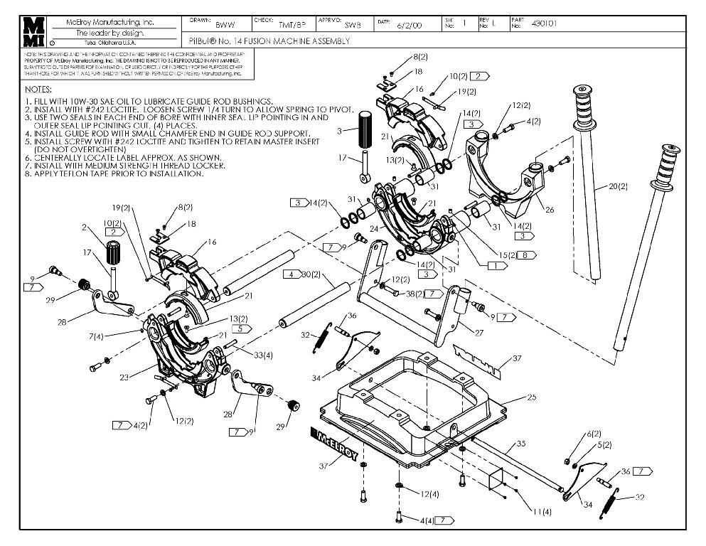 Pb 14 f/m assy