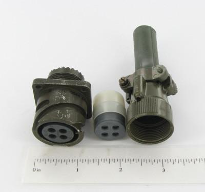 Wall mnt 4#12 f bayonet recep