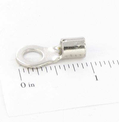 8 x 1/4 hi-temp ring terminal