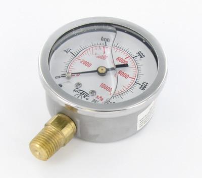 1500psi/bar pressure gauge