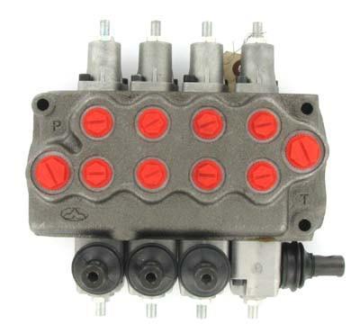 4-spool dir valve, less hdl