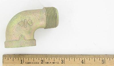 3/4npt st elbow black mi pl