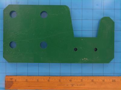 Trans plate bag frame arm