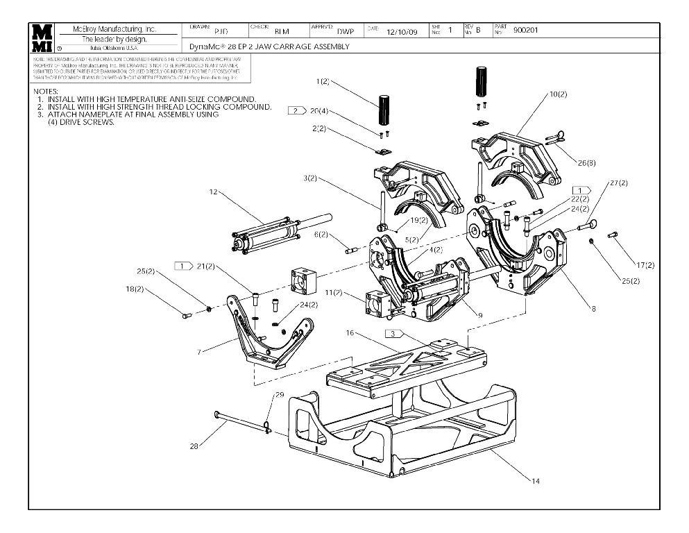 Dynamc 28 ep 2 jaw crg assy