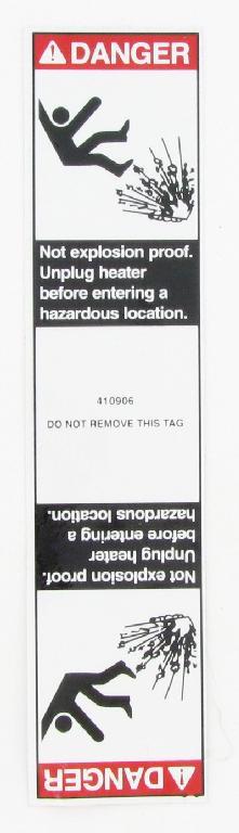 Dng not expln proof tag label