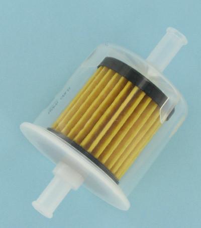 In-line fuel filter gas
