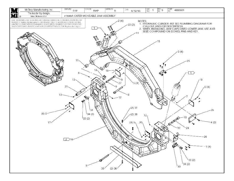 OUTER MOVABLE JAW ASSY