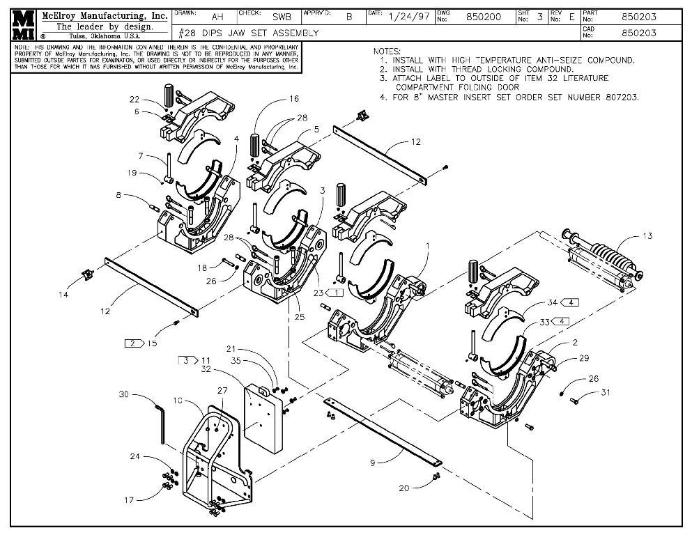 8DIPS JAW SET ASSY