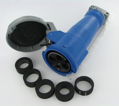 250v,60amp iec connector body