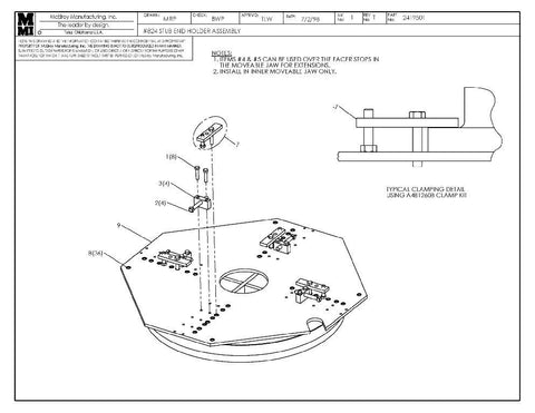 24 stub end holder assy