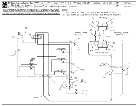 T28 CARRIAGE PLB SCHEM