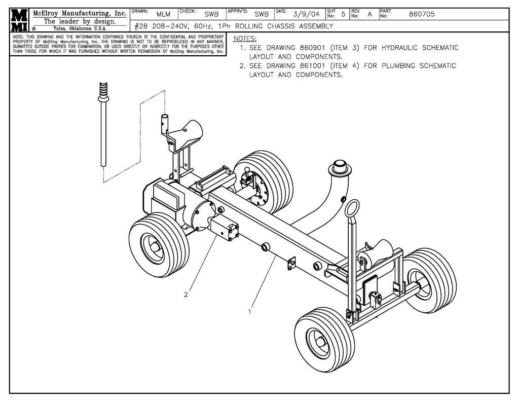 8 208-240,60,1 RLG CHASSIS ASY