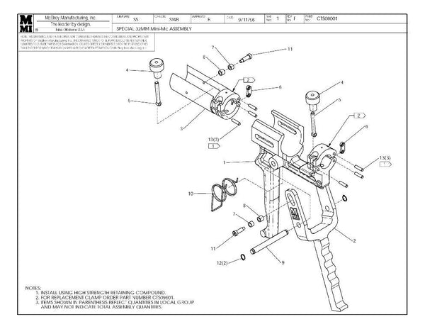 Special 32mm mnmc assy
