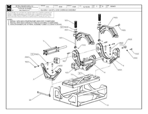 Dynamc 250 ep 2 jaw crg assy