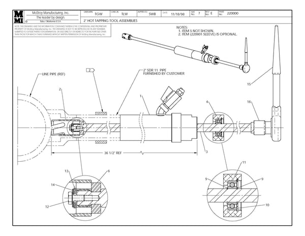 2IPS DRISCO 8100 HTT ASSY