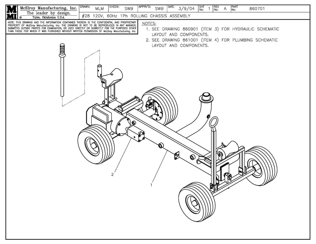 8 120,60,1 ROLLING CHASSIS ASY