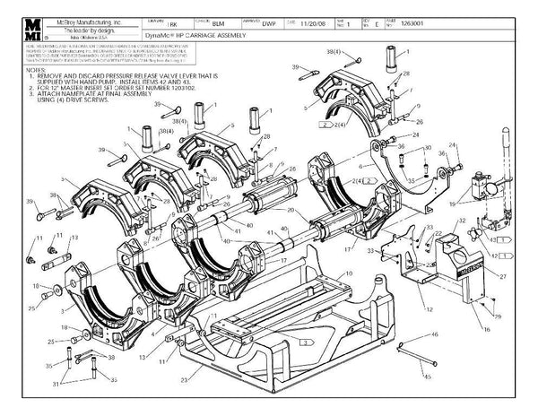Dynamc 412 hp 4jaw crg assy