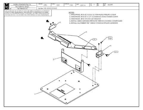 Spider 125 demo stand