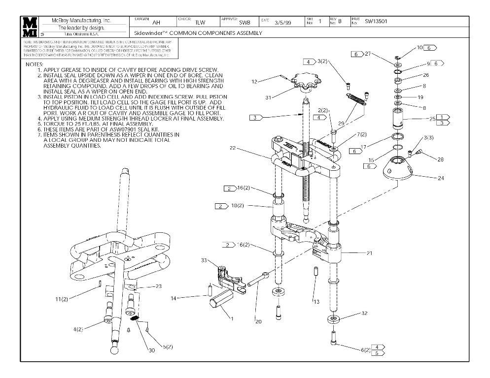 Sw common components assy